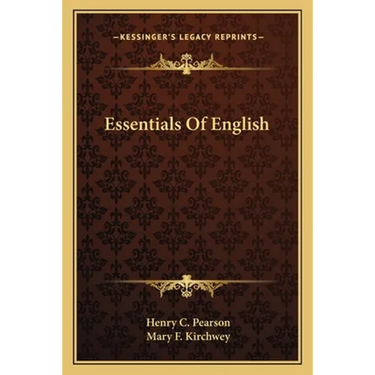 Essentials Of English