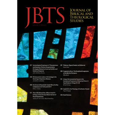 Journal of Biblical and Theological Studies, Issue 3.2