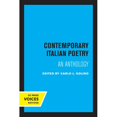 Contemporary Italian Poetry: An Anthology