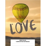 Wide Ruled Composition Notebook: Class Subject Back to School Supplies Softball Hot Air Balloon