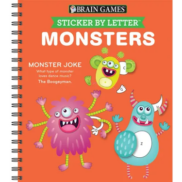 Sticker by Letter: Monsters