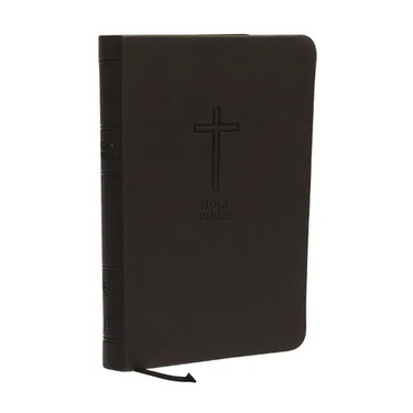 KJV, Value Thinline Bible, Compact, Imitation Leather, Black, Red Letter Edition