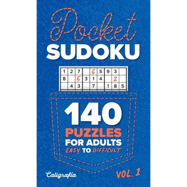 Pocket Sudoku: 140 Puzzles for Adults, Easy to Difficult