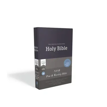Nasb, Pew and Worship Bible, Hardcover, Blue, 1995 Text, Comfort Print