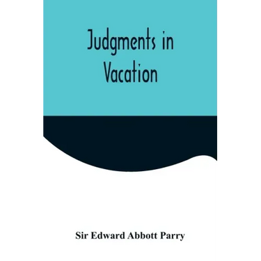 Judgments in Vacation