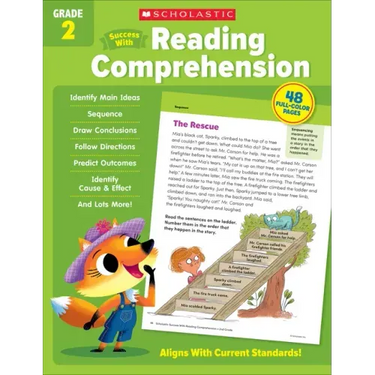 Scholastic Success with Reading Comprehension Grade 2 Workbook