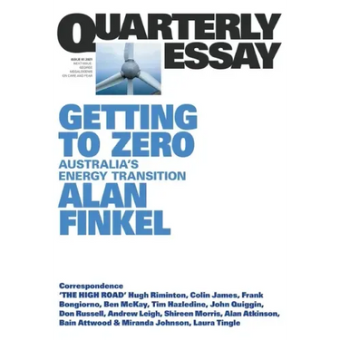 Getting to Zero: Australia's Energy Transition: QE81