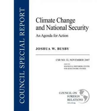 Climate Change and National Security: An Agenda for Action