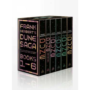 Frank Herbert's Dune Saga 6-Book Boxed Set: Dune, Dune Messiah, Children of Dune, God Emperor of Dune, Heretics of Dune, Andchapterhouse: Dune