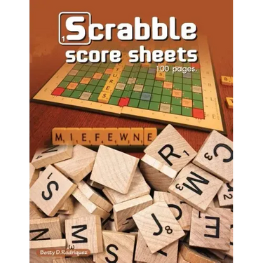 Scrabble Score Sheets: Enjoy leisure time with 100 pages crossword game for 2 Players