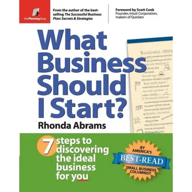 What Business Should I Start?: 7 Steps to Discovering the Ideal Business for You