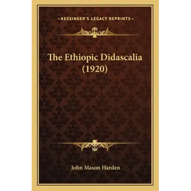 The Ethiopic Didascalia (1920)