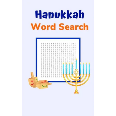 Hanukkah Word Search: Puzzle Book for Adults and Teens with Solutions