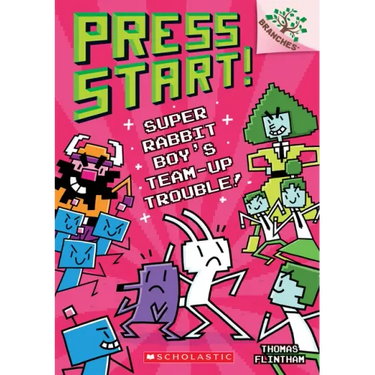 Super Rabbit Boy's Team-Up Trouble!: A Branches Book (Press Start! #10): Volume 10