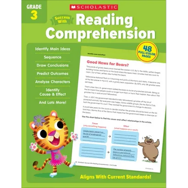 Scholastic Success with Reading Comprehension Grade 3 Workbook