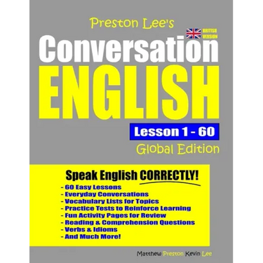 Preston Lee's Conversation English Global Edition Lesson 1 - 60 (British Version)
