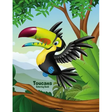Toucans Coloring Book 1