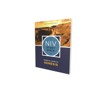 NIV Study Bible Essential Guide to Genesis, Paperback, Red Letter, Comfort Print