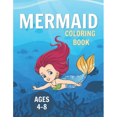 Mermaid Coloring Book: Mermaid Activity Books for Girls 4-8
