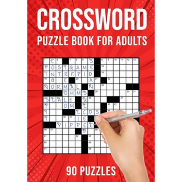 Crossword Puzzle Books for Adults: Cross Words Activity Puzzlebook 90 Puzzles (US Version)