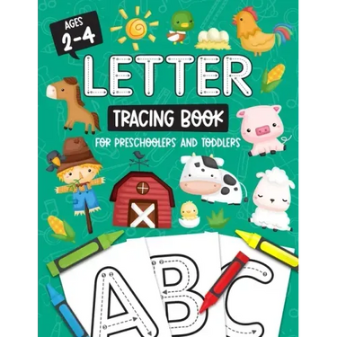 Letter Tracing Book for Preschoolers and Toddlers: Homeschool, Preschool Skills for Age 2-4 Year Olds (Big ABC Books) Trace Letters and Numbers Workbo