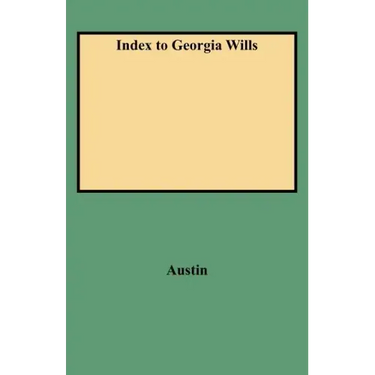 Index to Georgia Wills