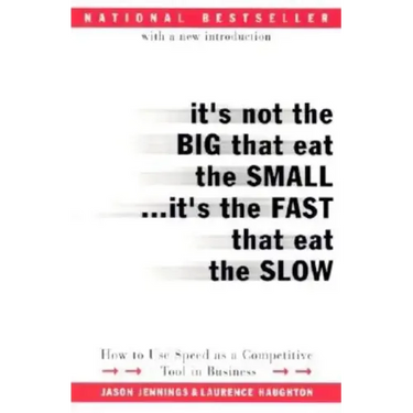 It's Not the Big That Eat the Small...It's the Fast That Eat the Slow