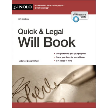 Quick & Legal Will Book