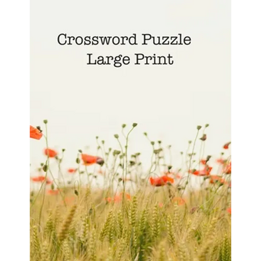 Crossword Puzzle: Large Print