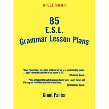 85 ESL Grammar Lesson Plans