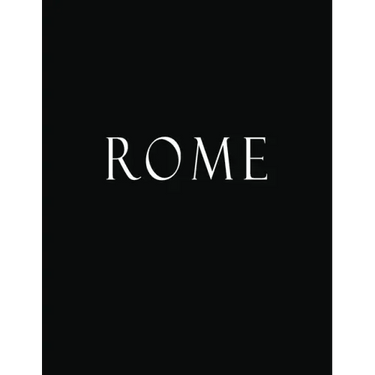 Rome: Black and White Decorative Book to Stack Together on Coffee Tables, Bookshelves and Interior Design - Add Bookish Char
