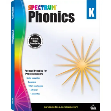 Spectrum Phonics, Grade K: Volume 90