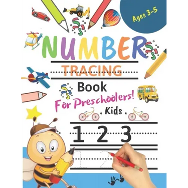 Number Tracing Book For Preschoolers! Kids age 3-5: Number tracing books for kids ages 3-5, Number tracing workbook, Number Writing Practice Book, Num