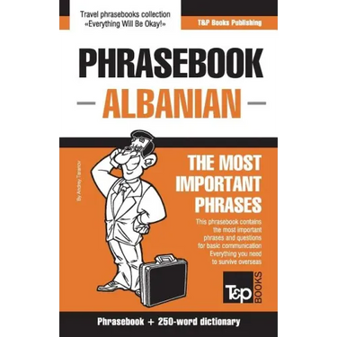 English-Albanian phrasebook and 250-word mini dictionary