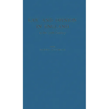 Law and Opinion in England in the Twentieth Century.