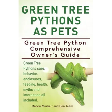 Green Tree Pythons As Pets. Green Tree Python Comprehensive Owner's Guide. Green Tree Pythons care, behavior, enclosures, feeding, health, myths and i