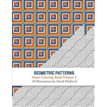 Geometric Patterns - Adult Coloring Book Vol. 4