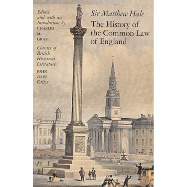 The History of the Common Law of England