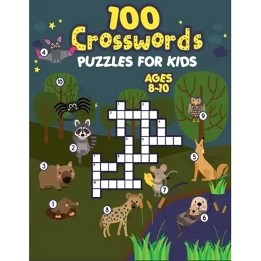 100 Crosswords Puzzles for Kids ages 8-10