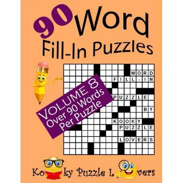 Word Fill-In Puzzles, Volume 8, 90 Puzzles