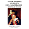 Topical Excerpts from Speeches of H.I.M. Haile Selassie I