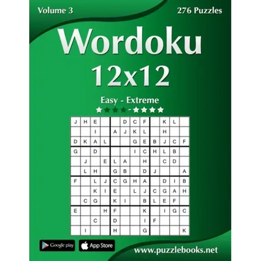 Wordoku 12x12 - Easy to Extreme - Volume 3 - 276 Puzzles