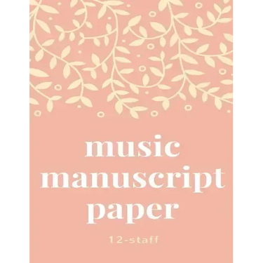 Music manuscript book