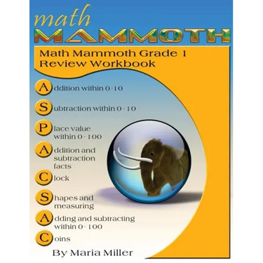 Math Mammoth Grade 1 Review Workbook