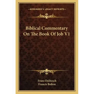 Biblical Commentary on the Book of Job V1