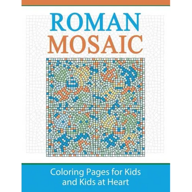 Roman Mosaic: Coloring Pages for Kids and Kids at Heart