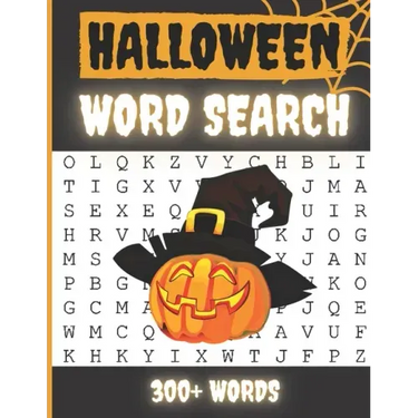 Halloween Word Search 300+ Words: Activity Book Large Print Word Search Book For Adults Family Puzzles with Answer Thanksgiving Halloween Chistmas - 8