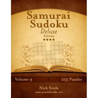 Samurai Sudoku Deluxe - Extreme - Volume 9 - 255 Logic Puzzles