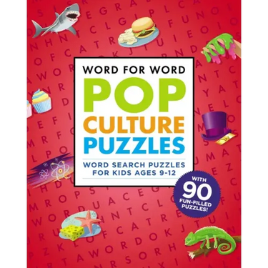 Word for Word: Pop Culture Puzzles: Word Search Book for Kids Ages 9-12