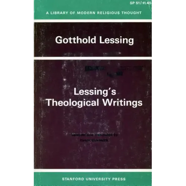 Lessing's Theological Writings: Selections in Translation